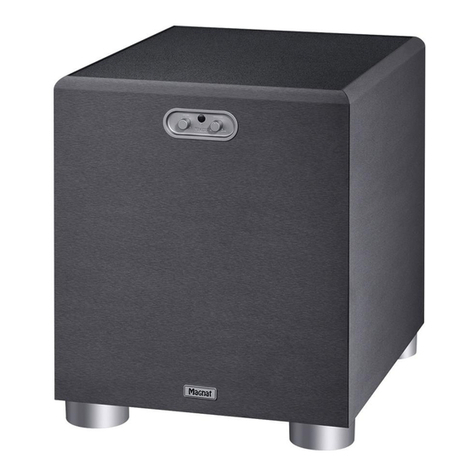 Magnat Audio OMEGA 380 Quick start guide