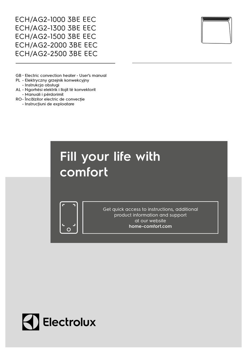 Electrolux ECH/AG2-1300 3BE EEC user manual