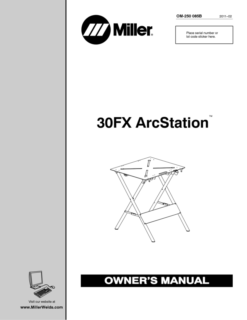 Miller ArcStation 30FX owner's manual