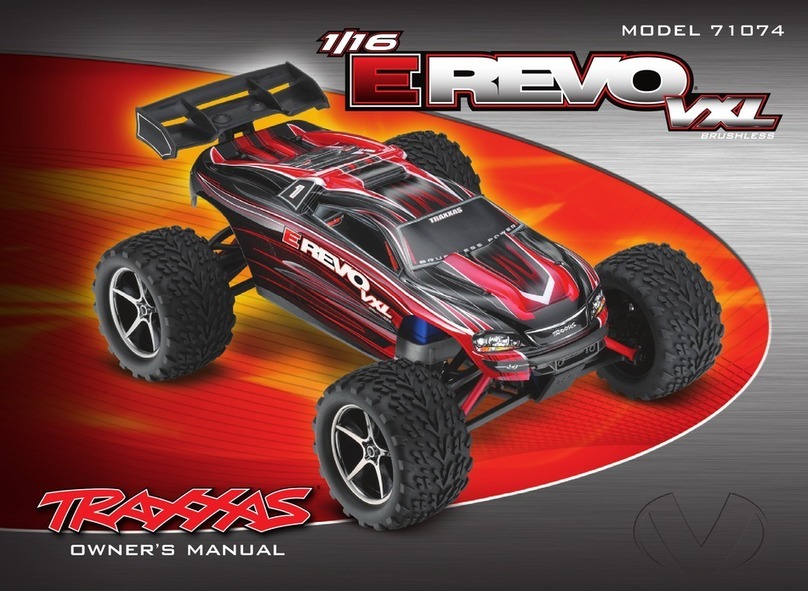 Traxxas 1/16 E ERVO VXL 71074 owner's manual