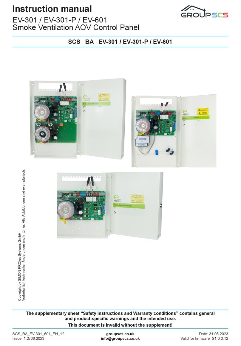 GROUP SCS EV-301 instruction manual GROUP SCS EV-301 instruction manual