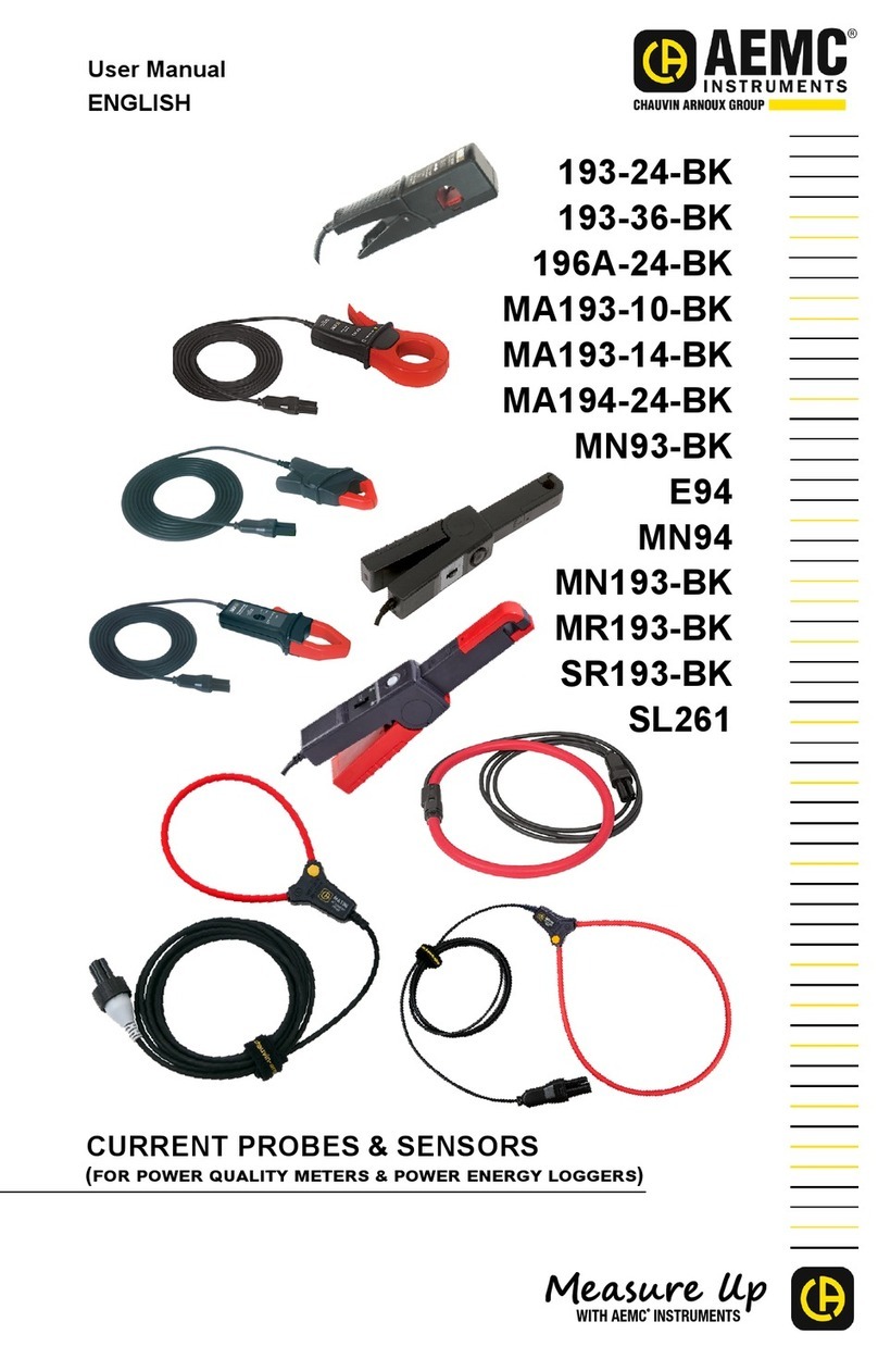 AEMC instruments E94 user manual