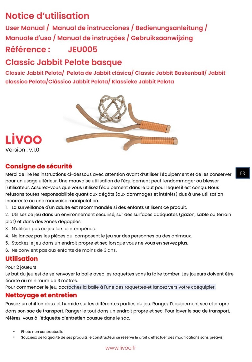 Livoo JEU005 user manual