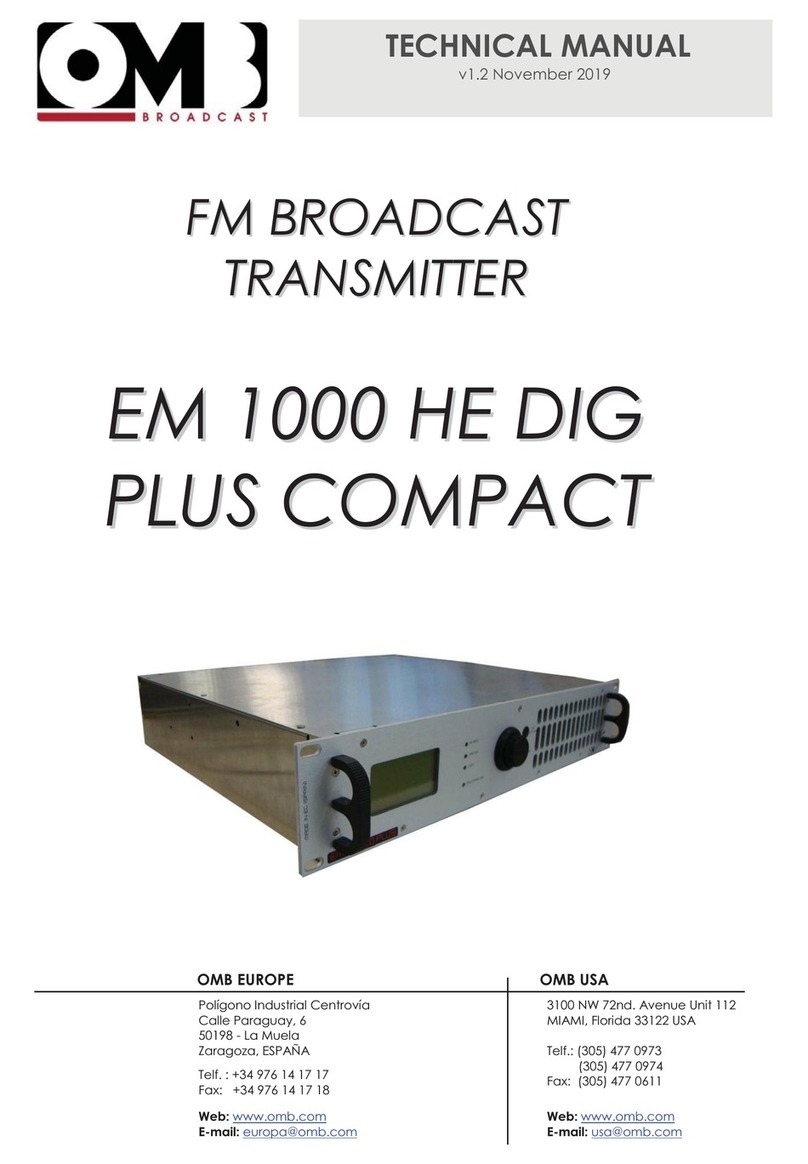 OMB EM 1000 HE DIG PLUS COMPACT Technical manual