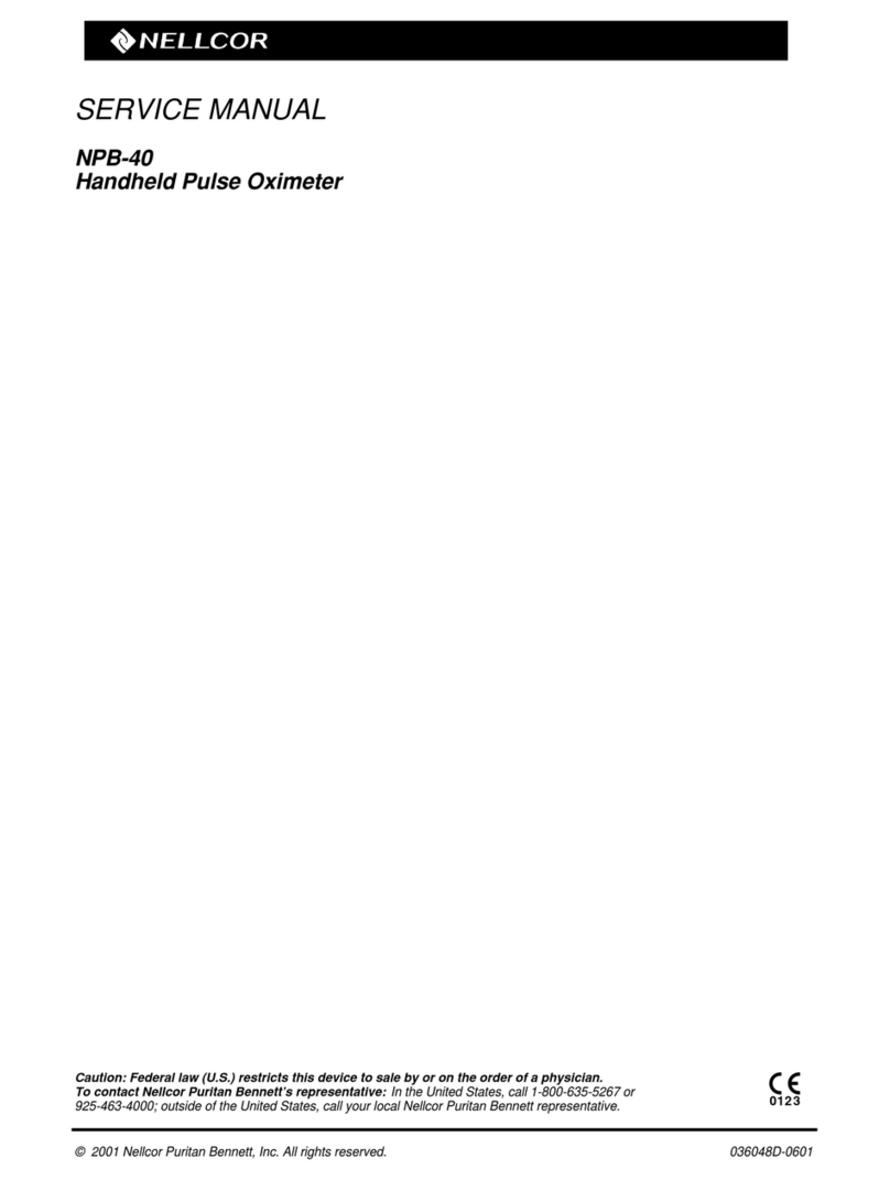 Nellcor Oximax NPB-40 Service manual