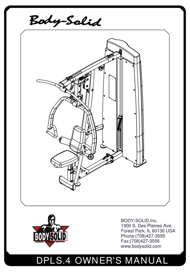 Body Solid DPLS.4 owner's manual