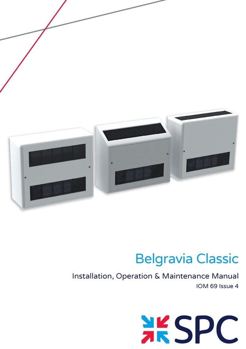 SPC Belgravia Classic Installation, operation & maintenance manual