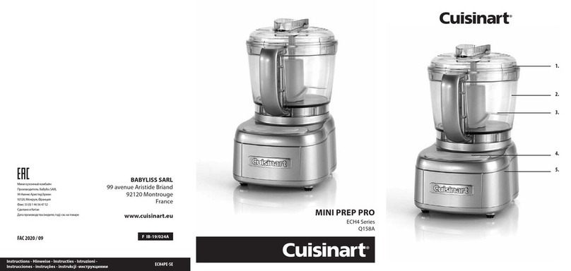 Cuisinart ECH4PE instructions