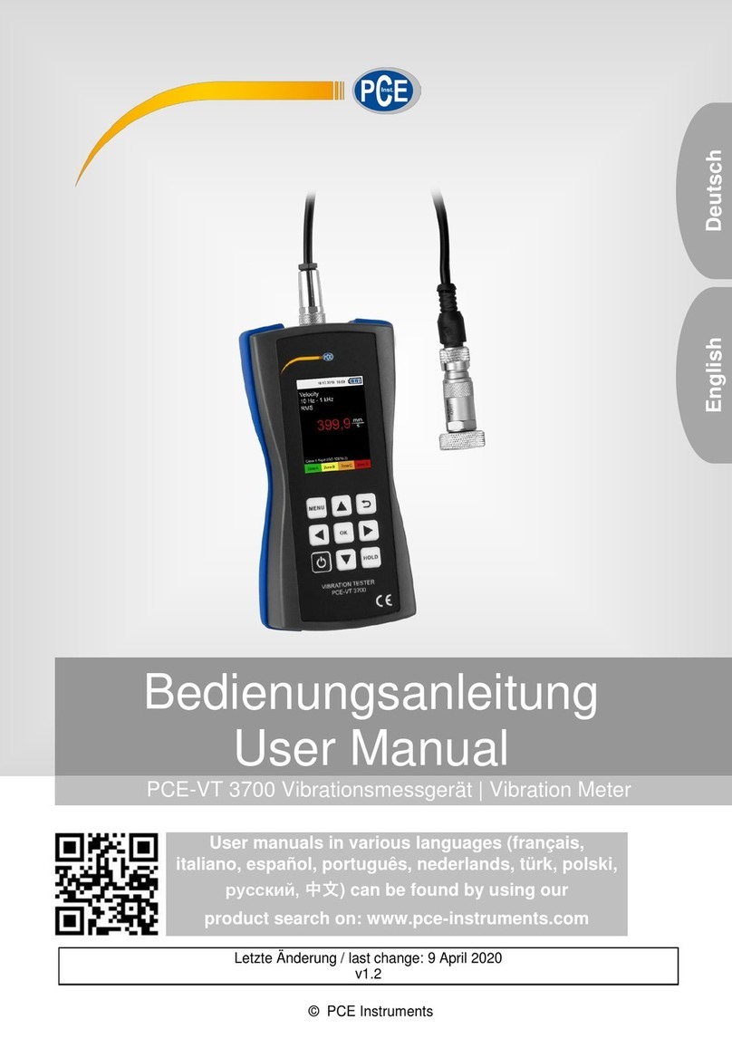 PCE Instruments PCE-VT 3700S user manual