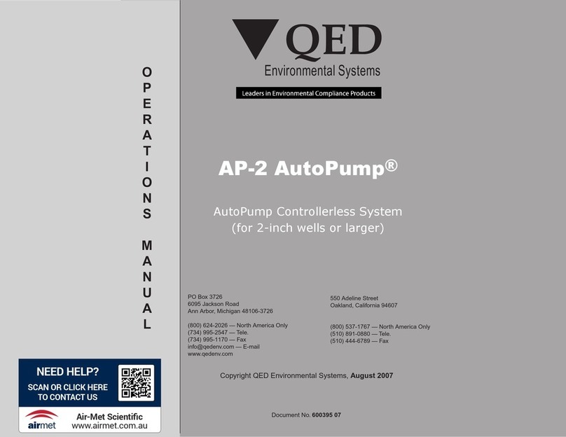 QED AutoPump AP-2 Operation manual