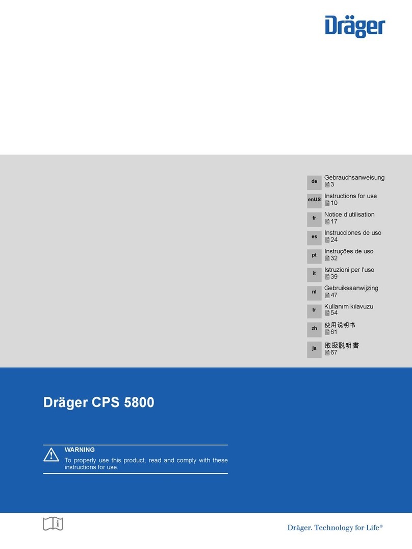 Dräger CPS 5800 Instructions for use