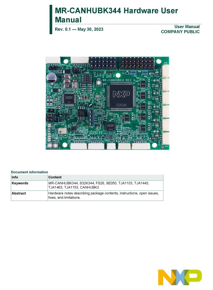 NXP Semiconductors MR-CANHUBK344 Instructions for use