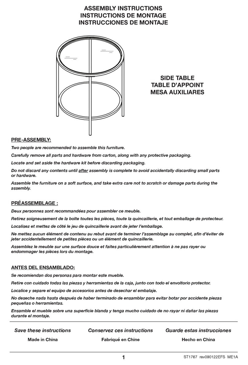 Hailey Home ST1767 User manual