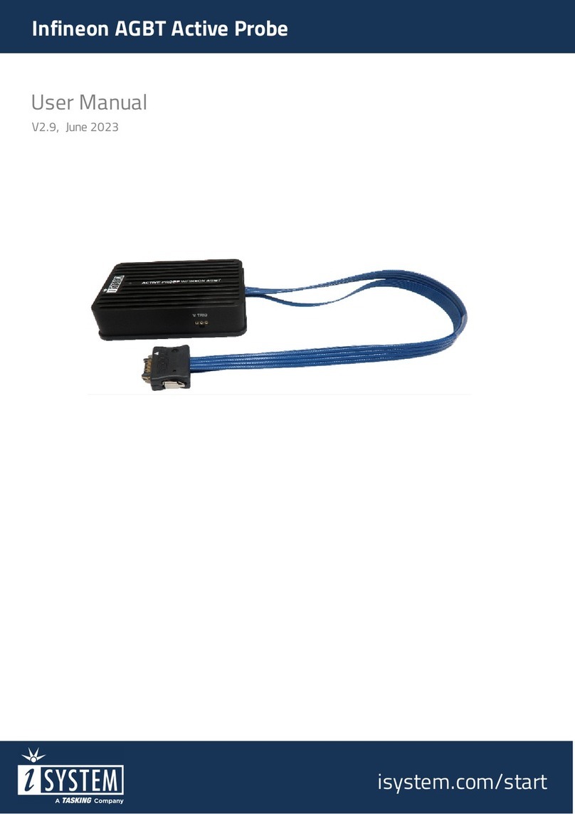 TASKING iSYSTEM Infineon AGBT User manual