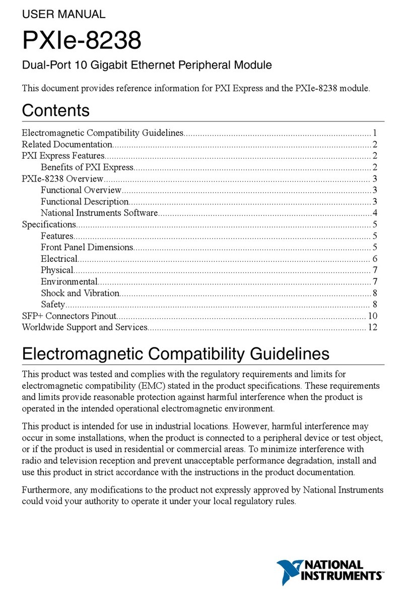 National Instruments PXIe-8238 User manual
