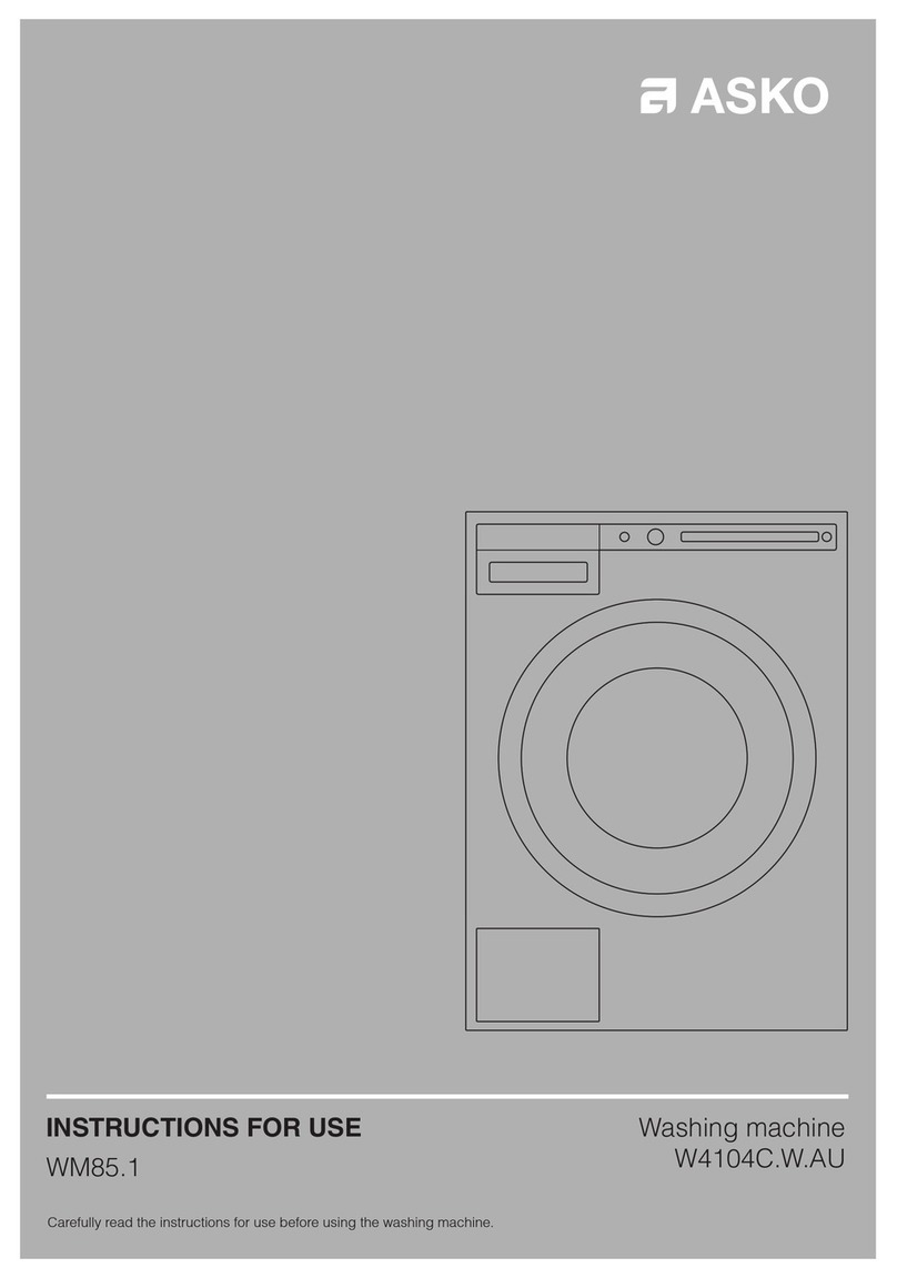 Asko W4104C.W.AU Instructions for use