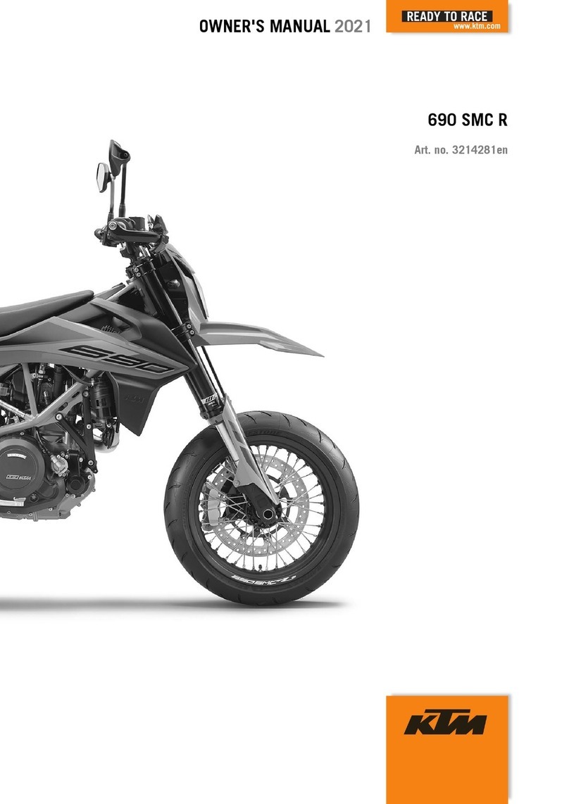 KTM 690 SMC R EU 2021 User manual