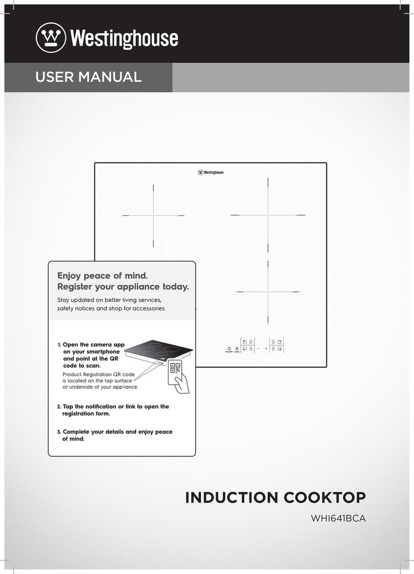 Westinghouse WHI641BCA user manual