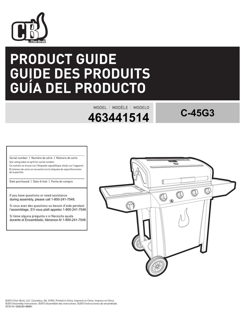 Char-Broil C-45G3 User manual