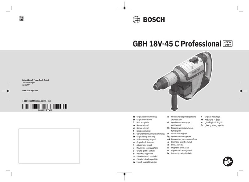Bosch Professional GBH 18V-45 C Original instructions