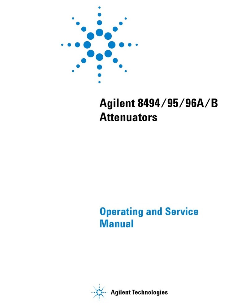 Agilent Technologies 8494A Service manual