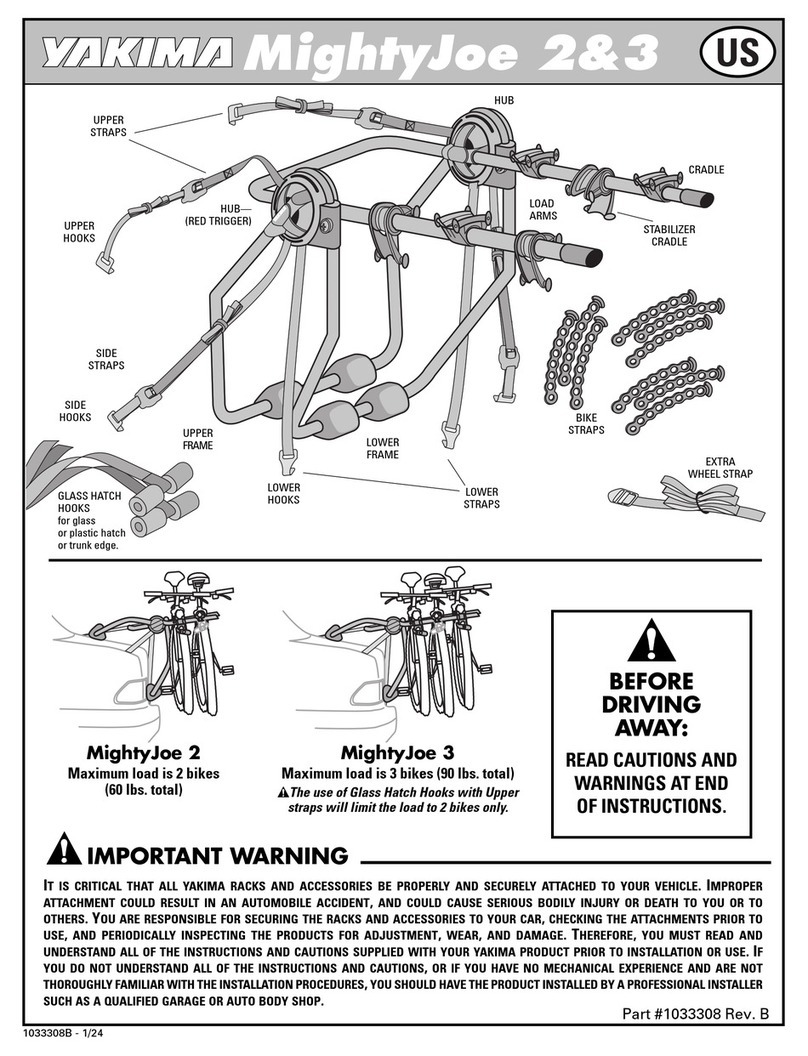 Yakima MightyJoe 2 User manual