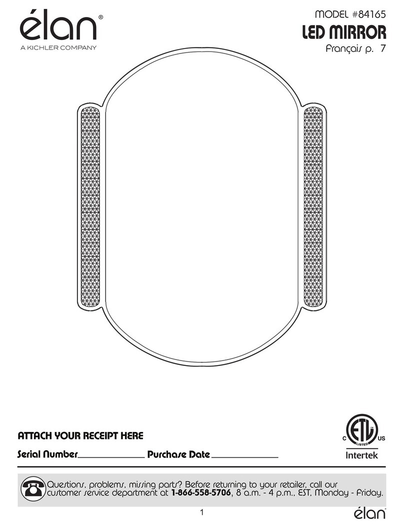 Kichler Lighting elan 84165 manual