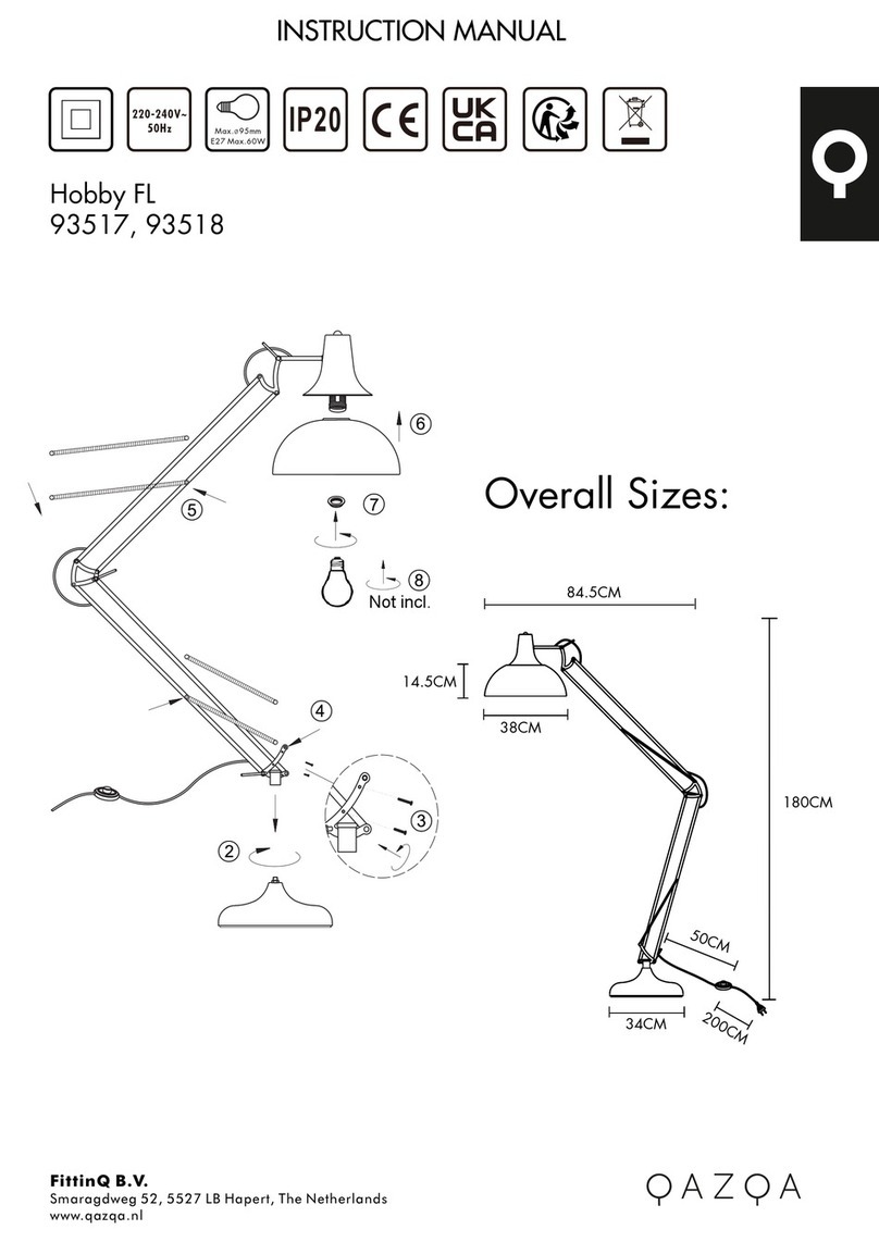 Qazqa Hobby FL 93517 User manual