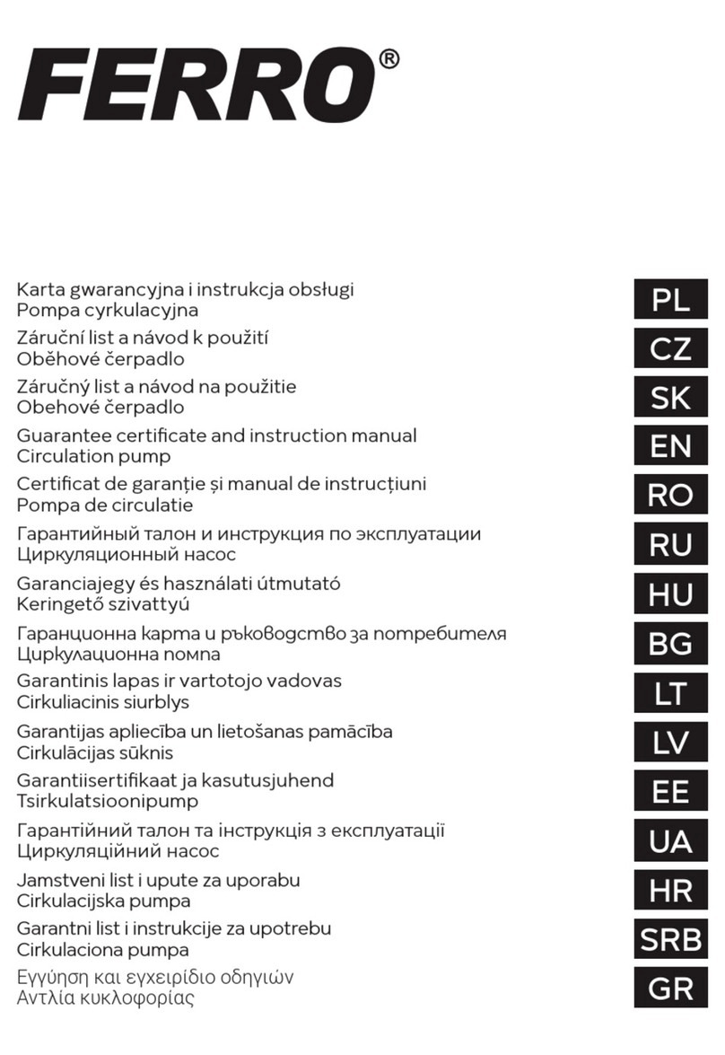 Ferro GPA-II Series instruction manual