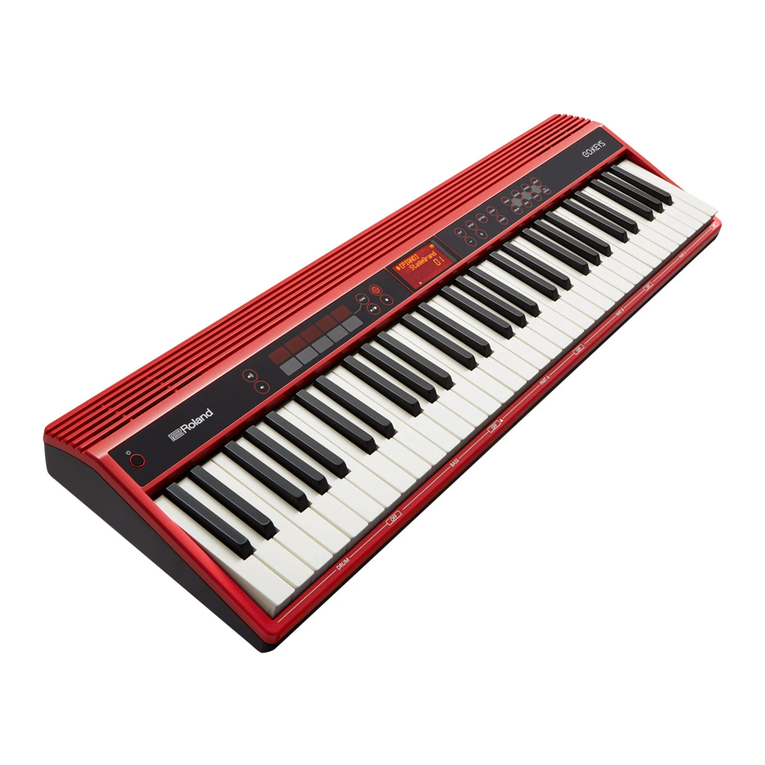 Roland GO:KEYS User manual