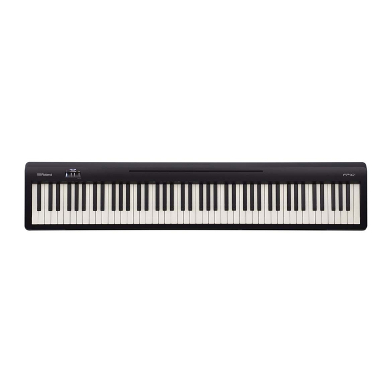 Roland FP-10 User manual