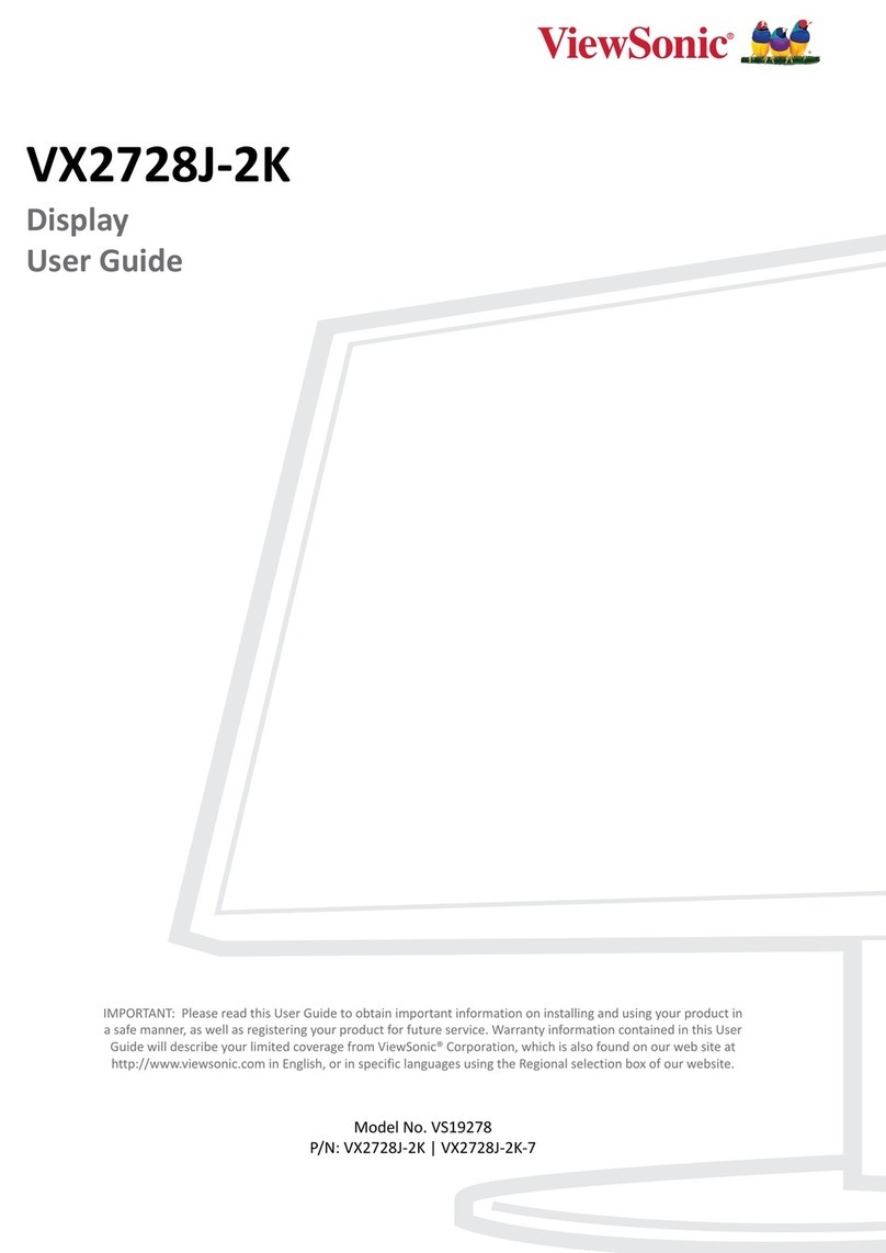 ViewSonic VX2728J-2K User manual