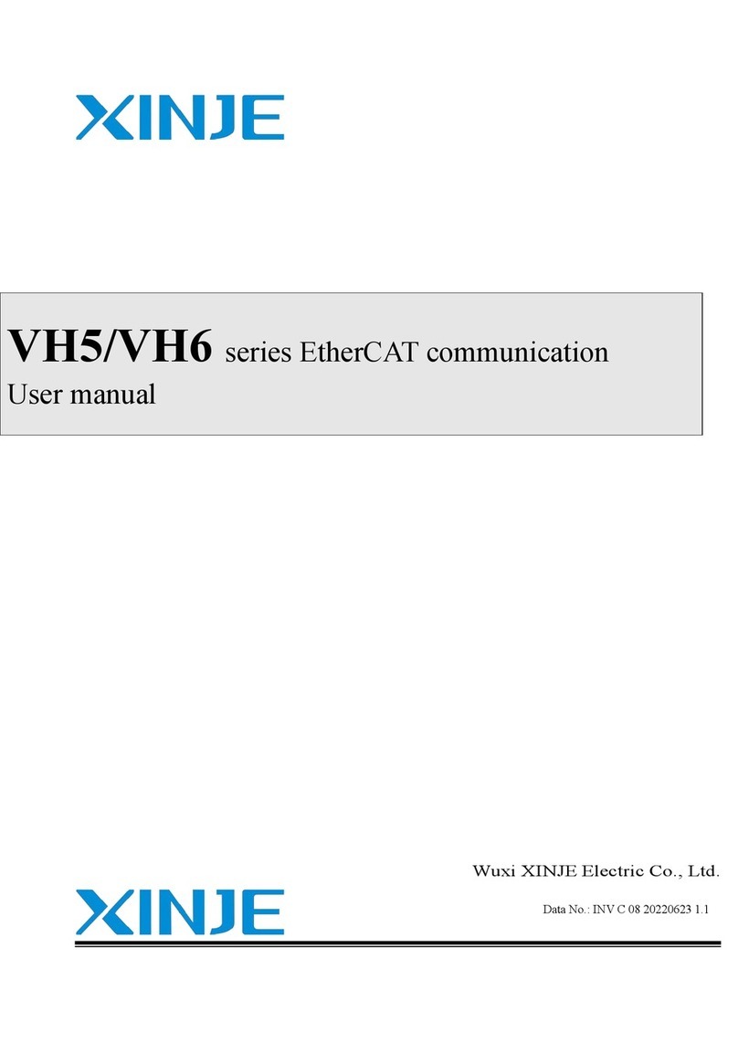 Xinje VH5 Series user manual Xinje VH5 Series user manual
