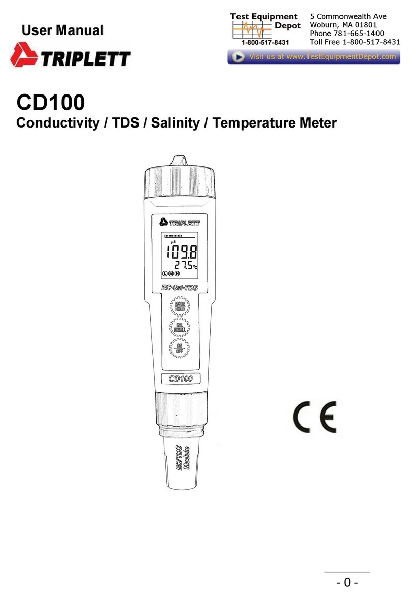 Triplett CD100 user manual