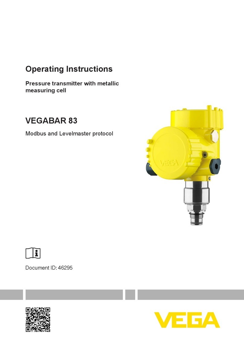Vega VEGABAR 83 operating instructions