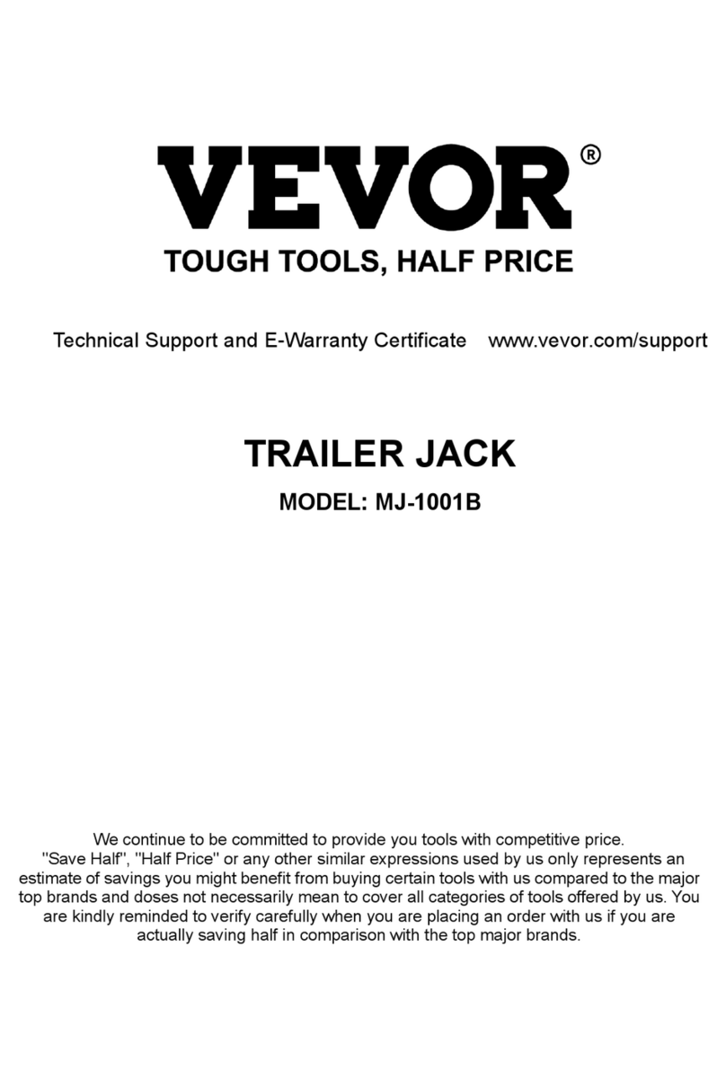 VEVOR MJ-1001B User manual VEVOR MJ-1001B User manual