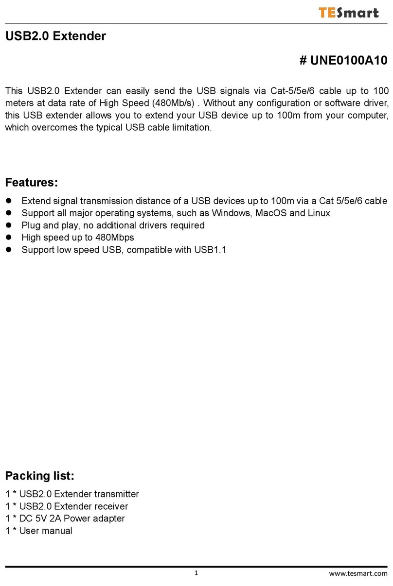 TESmart UNE0100A10 quick start guide