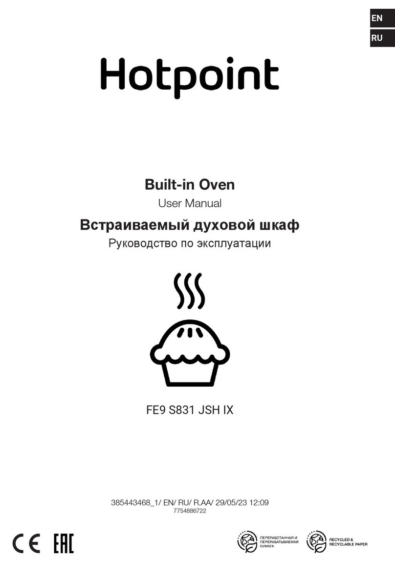 Hotpoint FE9 S831 JSH IX user manual Hotpoint FE9 S831 JSH IX user manual