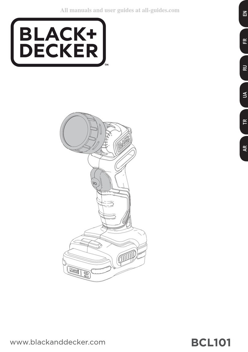 Black & Decker BCL101 User manual