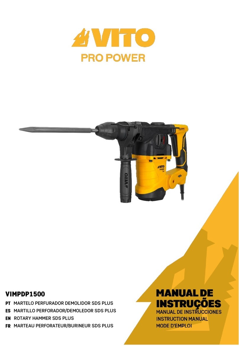 VITO PRO POWER VIMPDP1500 instruction manual