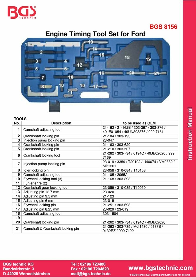 BGS technic BGS 8156 instruction manual