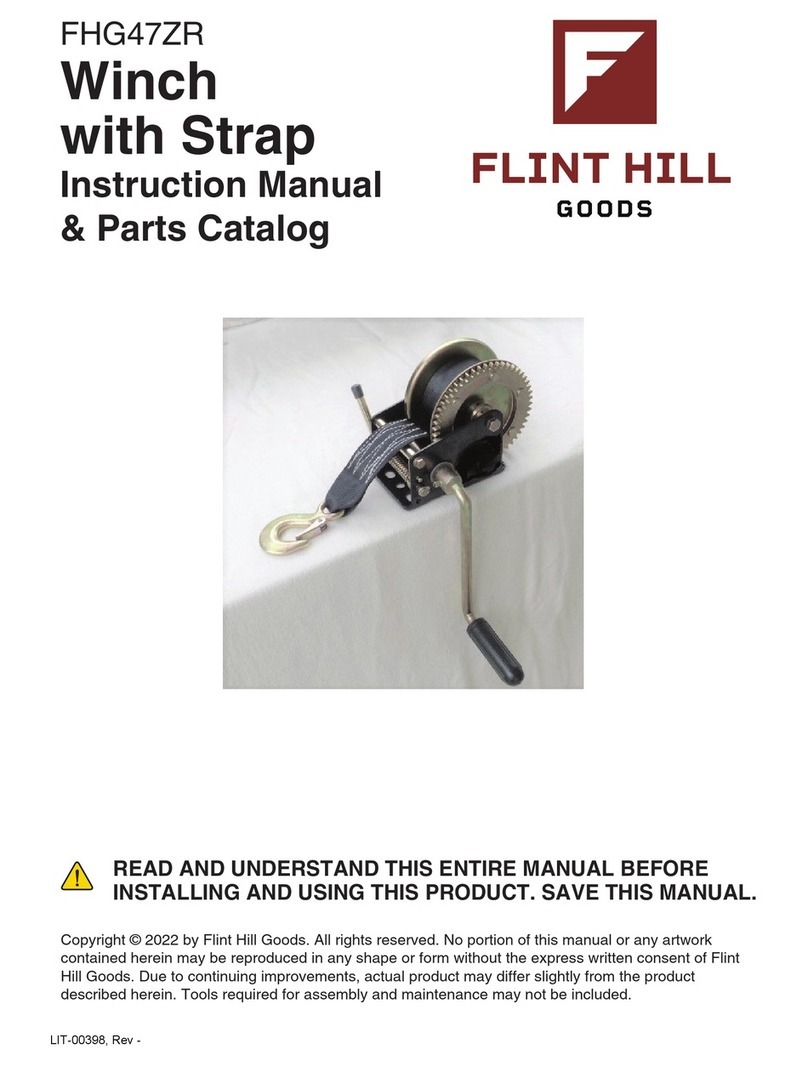 FLINT HILL FHG47ZR Instruction manual parts catalog