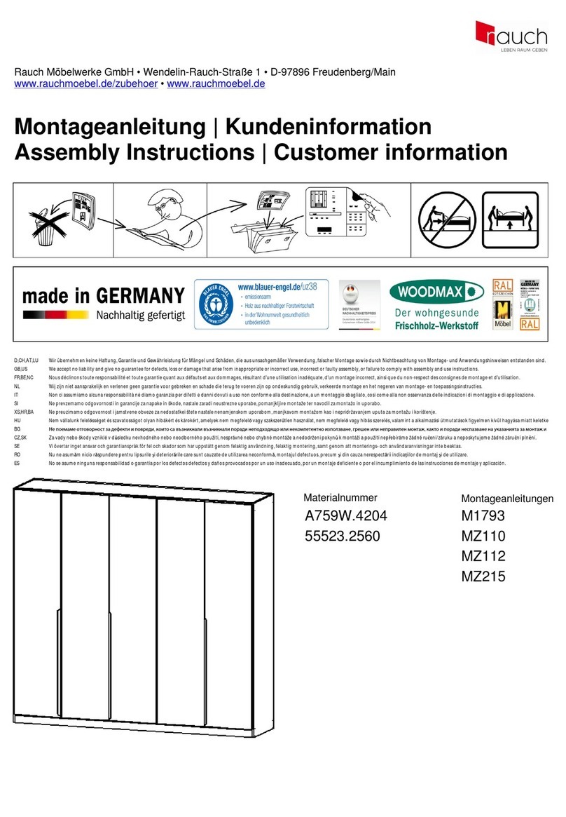 Rauch M1793 Assembly instructions