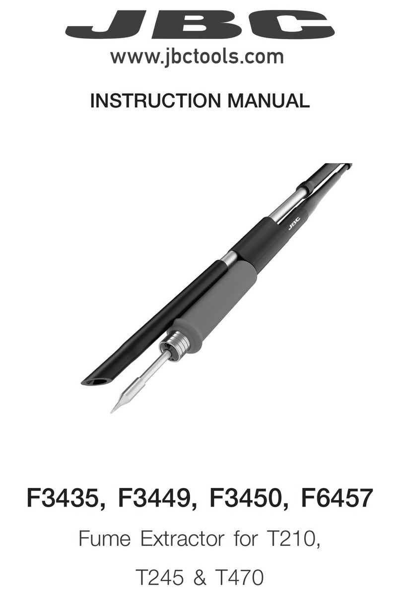 jbc F3435 instruction manual