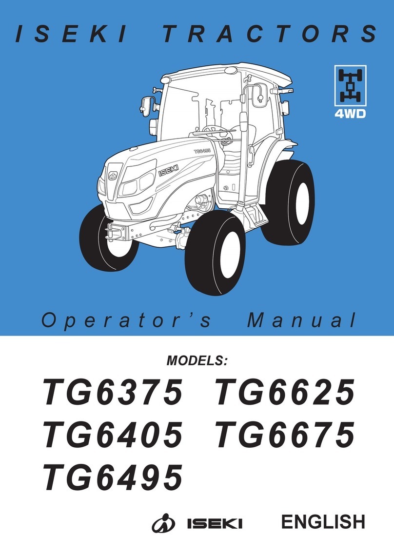 Iseki TG6375 User manual