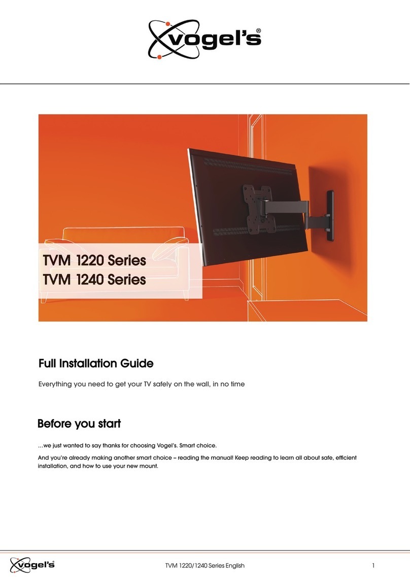 VOGELS TVM 1220 Series User manual