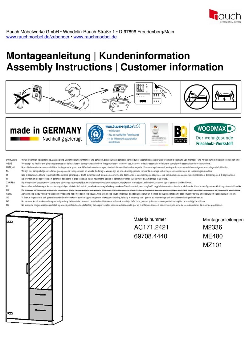 Rauch M2336 Assembly instructions