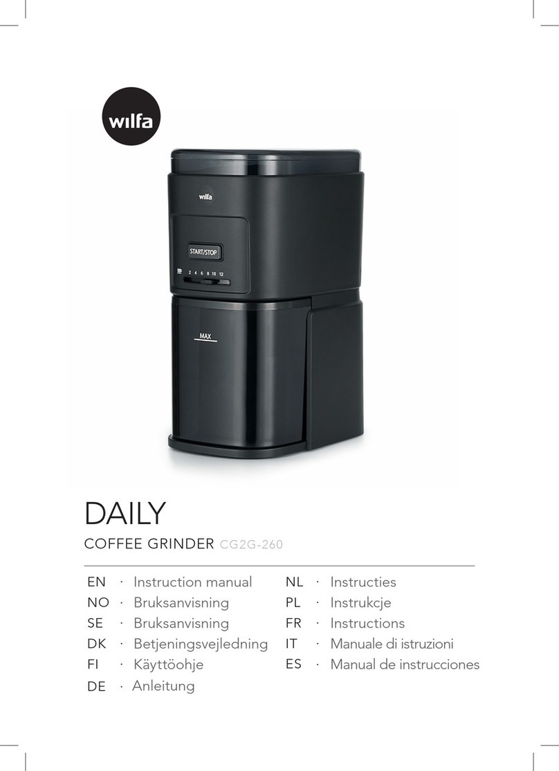 Wilfa DAILY CG2G-260 instruction manual Wilfa DAILY CG2G-260 instruction manual