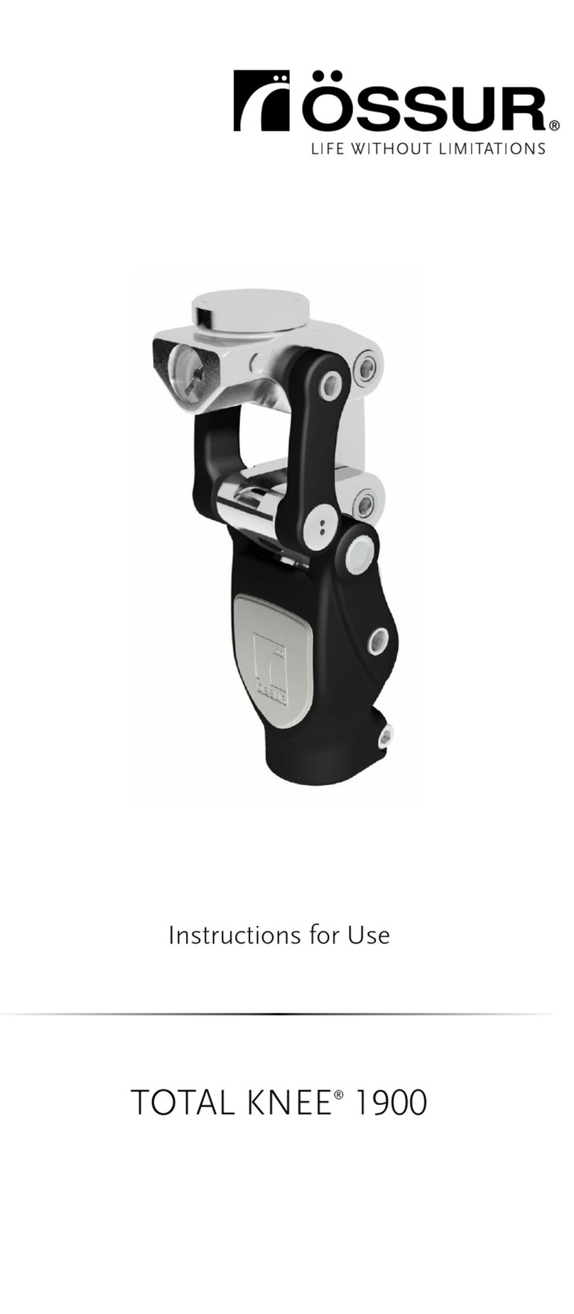 Ossur TOTAL KNEE 1900 User manual