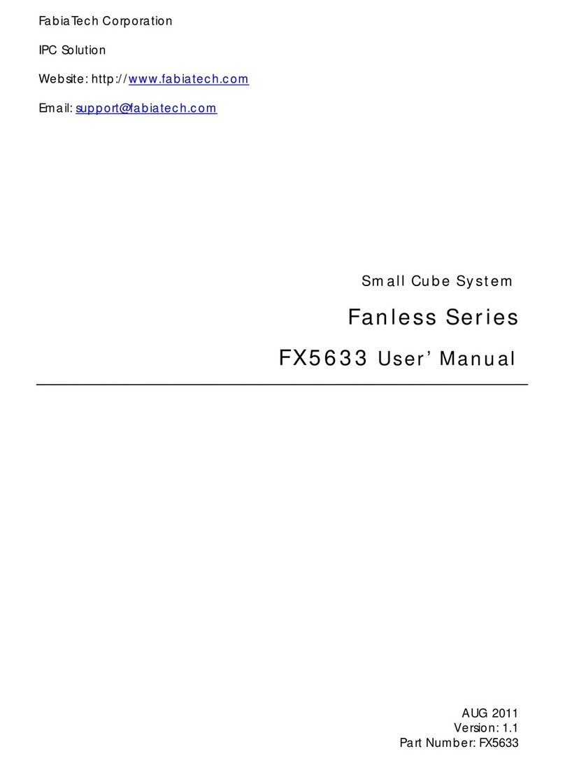 FabiaTech FX5633 User manual